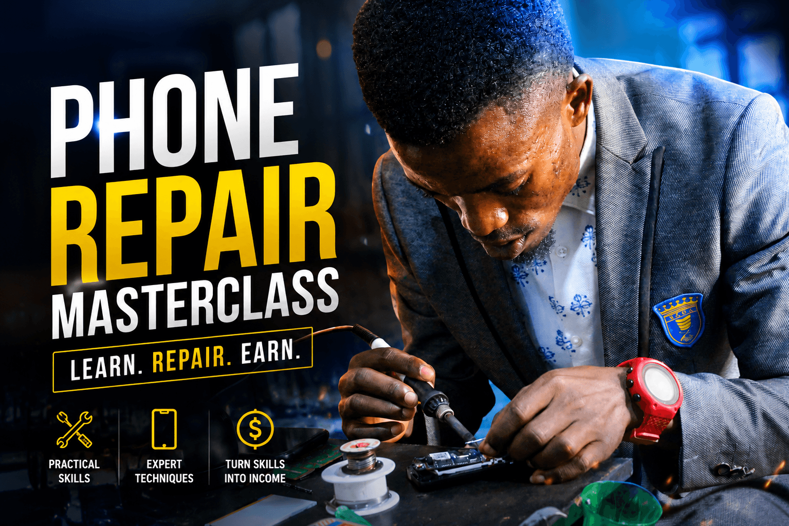 Phone Repair Masterclass: Beginner to Advanced Mobile Diagnostics & Hardware Repair thumbnail